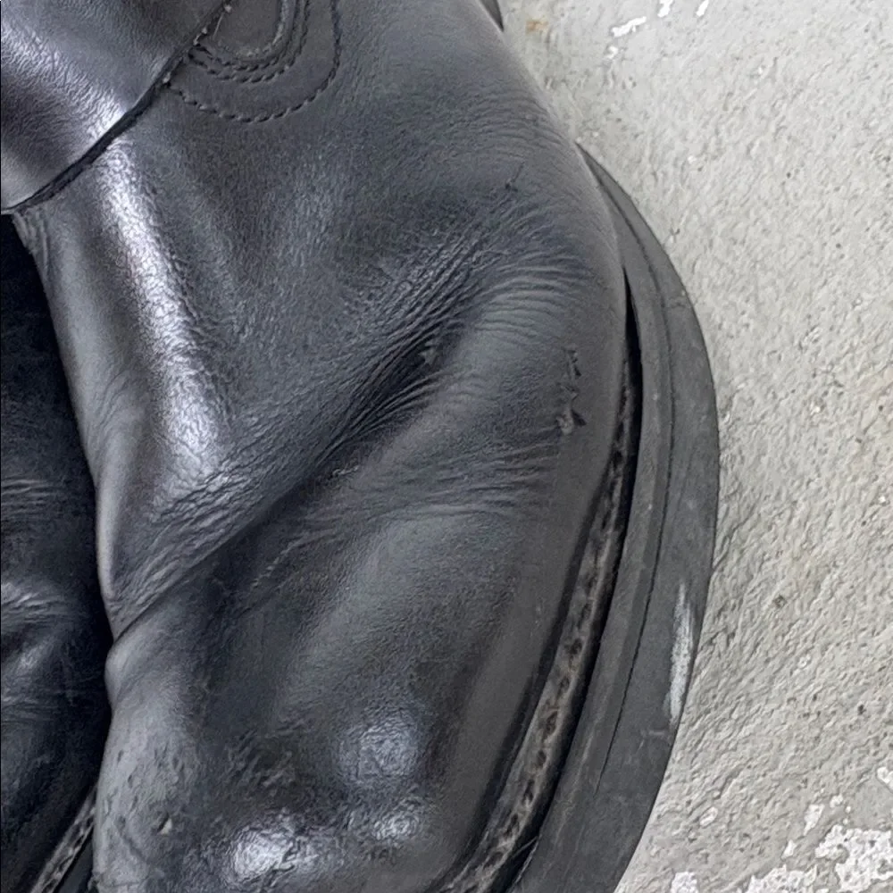 Harley Davidson, harness, mega size logo biker boot